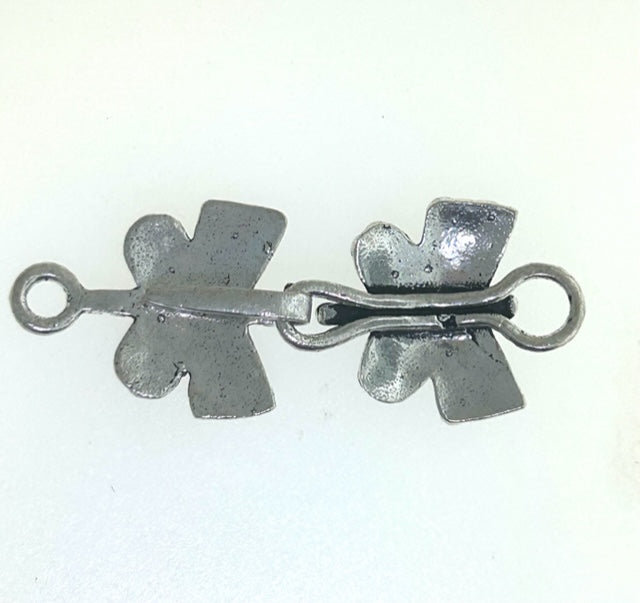 TG021 -Sterling Silver Big Dragonfly Big S Clasp