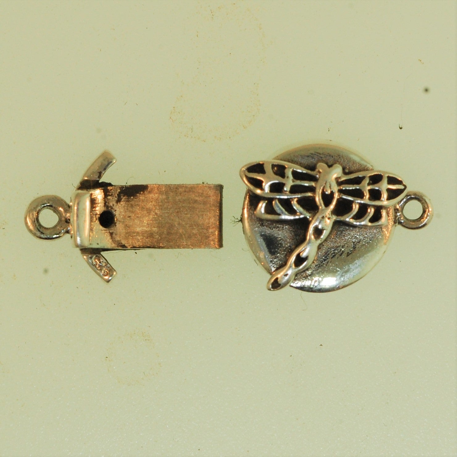 Boxs8- Sterling Silver DragonFly Box Clasp