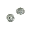 HB012- Hill Tribe Silver leaf Bead