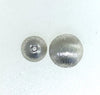 HB14-Hill Tribe Silver Brushed Bead. 2 sizes available