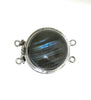 Load image into Gallery viewer, Sterling Silver Labradorite Box Clasp 2 strands