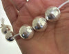 SB023- Hill Tribe Silver  Bead .Round Hammer Bead 16  mm