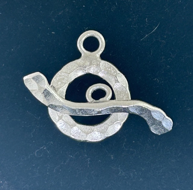 TG11 -Hill Tribe Silver Hammered Toggle