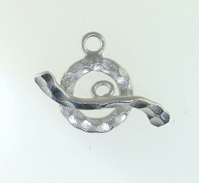 TG11 -Hill Tribe Silver Hammered Toggle