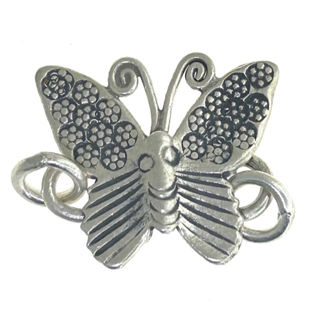 TG15 -Hill Tribe Silver Butterfly S Clasp