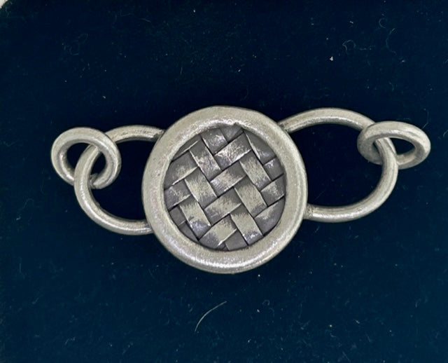 TG019 -Hill Tribe Silver Woven S Clasp
