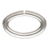 Oval Jump Ring Sterling Silver - Open oval jump ring  50 pcs 2 Sizes Available 4x6 mm and 5x7 mm
