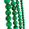 Emerald Man-made Malachite Beads