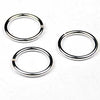 Sterling Silver Jump Ring- 50 pcs Open Jump Ring 6 Sizes Available 4,5,6,7,8,10 mm