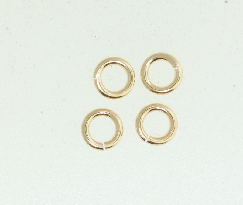 Gold Filled jump ring. 5 mm Open and Closed jump ring.