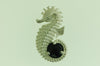 Load image into Gallery viewer, PS011- Sterling Silver Sea Horse Pendant with Black Onyx