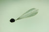 PS012- Sterling Silver Leaf Pendant with Black Onyx