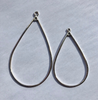 Load image into Gallery viewer, Earring Hoop Components, Sterling Silver Earring Hoop, 2 sizes available.
