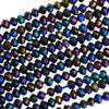 Rainbow pyrite gemstone beads